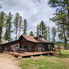 Refined Rustic: Pine Lodge + Private Bunkhouse