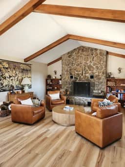 Refined Rustic: Pine Lodge + Private Bunkhouse