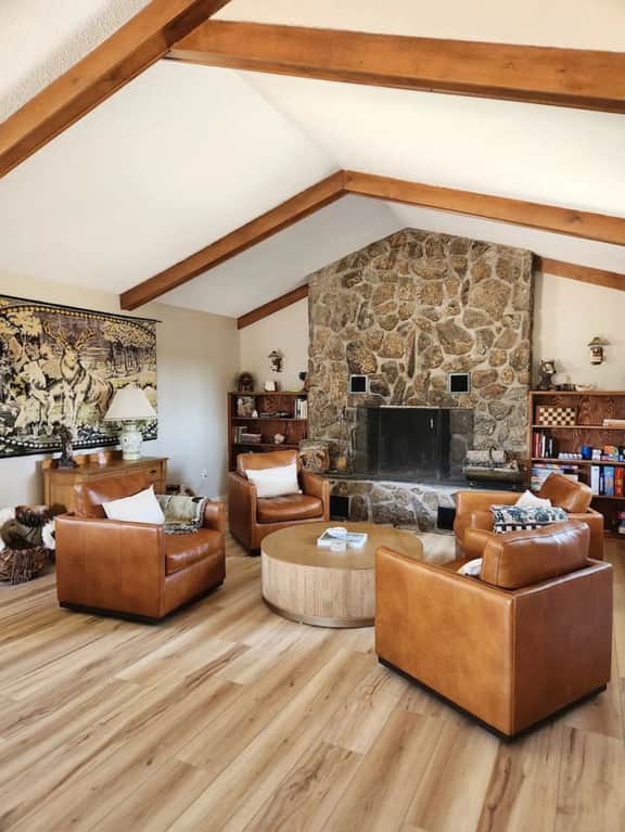Refined Rustic: Pine Lodge + Private Bunkhouse
