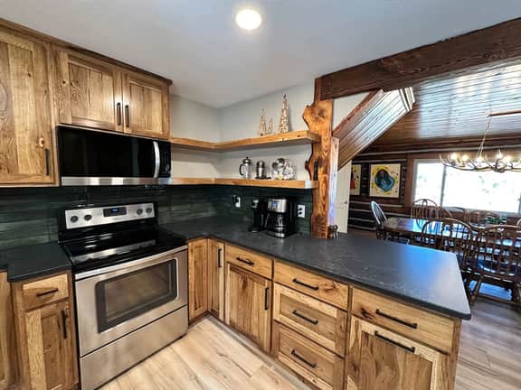 Refined Rustic: Pine Lodge + Private Bunkhouse