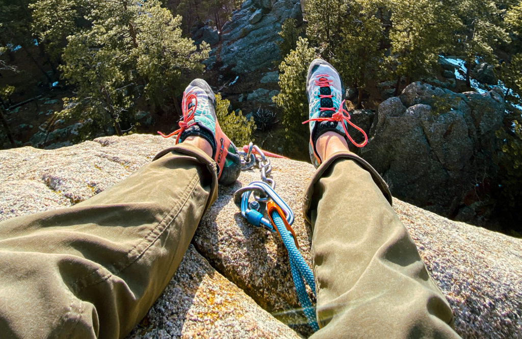 Climbing in the black hills